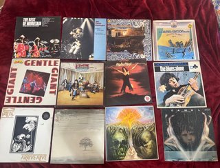 Lote 12 Vinilos Rock, Blues y Progresivo