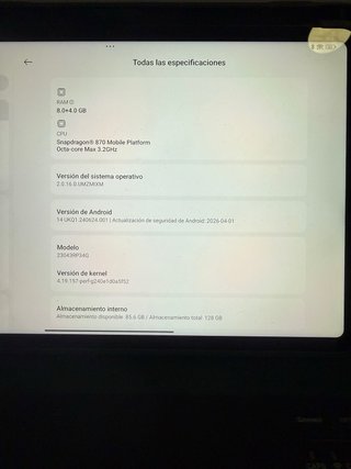 Xiaomi Pad 6 8/128GB Gris con Teclado y fundas