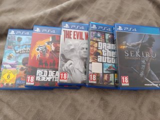 PS4 Juegos: Sekiro, RDR2, GTA V, The Evil Within 2