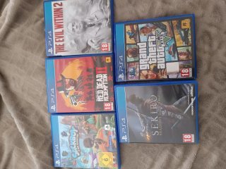 PS4 Juegos: Sekiro, RDR2, GTA V, The Evil Within 2