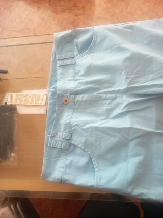 Pantalón Pirata Mujer Champion Talla 40 Azul