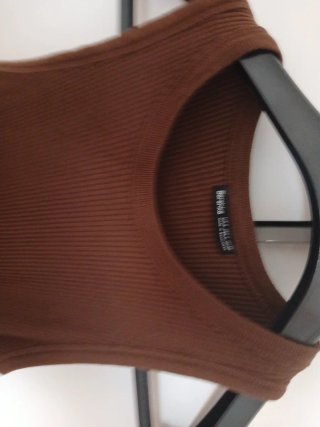 Vestido marrón Berskha talla S