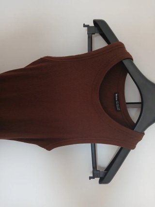 Vestido marrón Berskha talla S