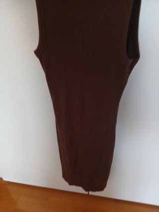 Vestido marrón Berskha talla S
