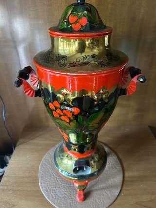 Samovar Russo Decorato vintage