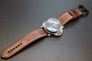 Correa artesanal piel reloj Panerai/Casio