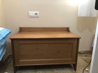 Baúl de madera Ikea