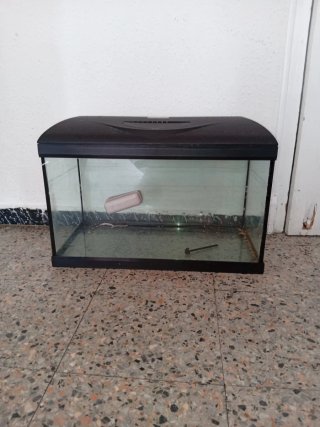 Pecera Rectangular Negra