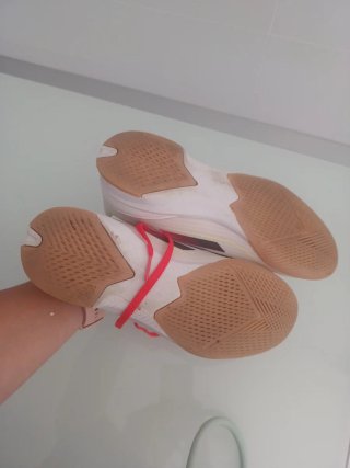 Zapatillas Fútbol Sala Adidas Blancas Rojas