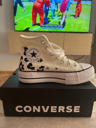 Converse Mujer Plataforma Estampado Leopardo