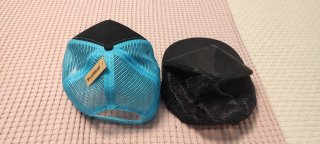 Lote 2 Gorras Trucker Negras y Turquesa