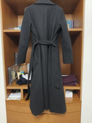 Cappotto lungo donna nero