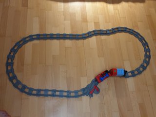 Juego de bloques coches trenes vías Lego Duplo