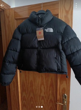 Abrigo Negro Talla M nievo
