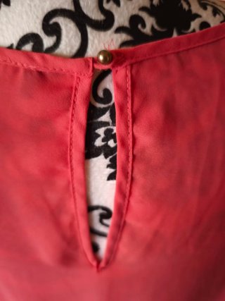 Elegante Blusa de Gasa Coral Atmosphere T. 44 -