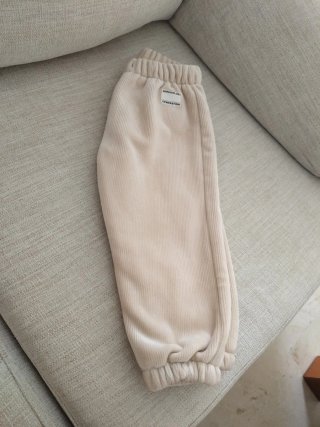 Pantalón niño pana. Beige.