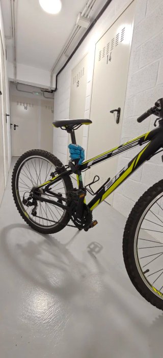 Bicicleta BH FS 26 Negra y Amarilla