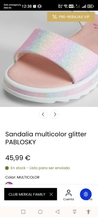 Sandalias niña talla 31
