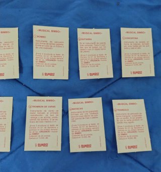 Colección cromos Bimbo Musical,1986