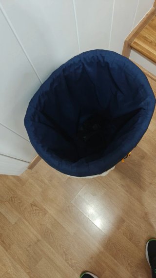 Cesto de mimbre para ropa sucia