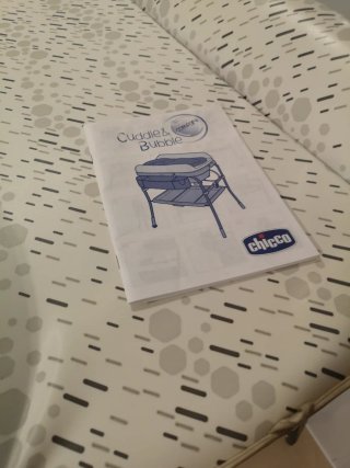 Cambiador bañera bebé marca chicco
