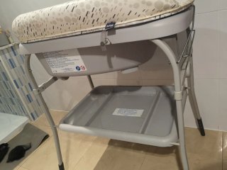 Cambiador bañera bebé marca chicco