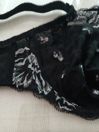Sujetador La Perla Negro Encaje Reductor