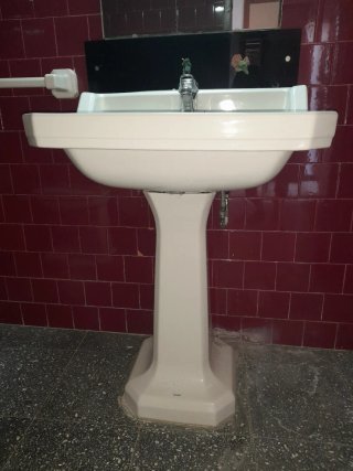 Lavabo grande vintage porcelana