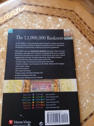 Libro " The 1.000.000 Banknote" de Mark Twain