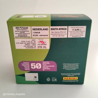 Panini Adrenalyn World Cup 2026 caja 50 sobres