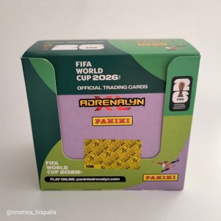 Panini Adrenalyn World Cup 2026 caja 50 sobres