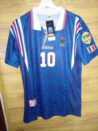 2 Camisetas Fútbol Retro Francia Zidane # Ribery