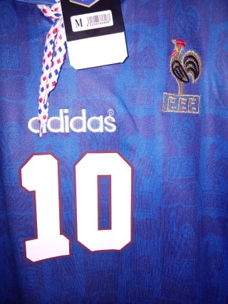 2 Camisetas Fútbol Retro Francia Zidane # Ribery