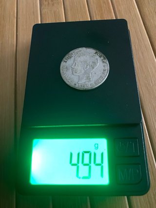 Pesetas Alfonso XIII 1901 in Argento