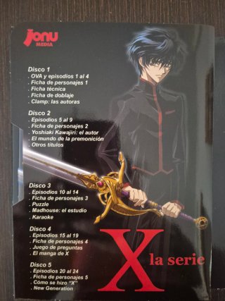 X de Clamp Serie Completa + OVA DVD Coleccionista