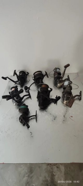 Lote de 5 cañas de pescar