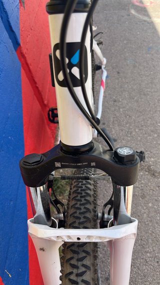 Bicicleta MTB Rockrider ST 100 Blanca