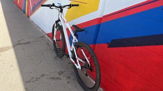 Bicicleta MTB Rockrider ST 100 Blanca