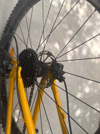 Bicicleta MTB Rockrider Amarilla