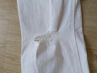 Pantalón vaquero blanco