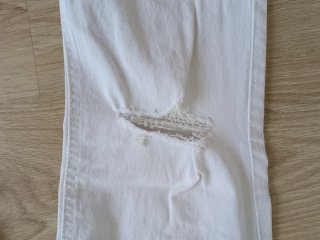 Pantalón vaquero blanco