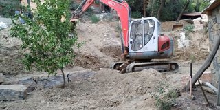 muros de piedra escollera excavaciones movimientos