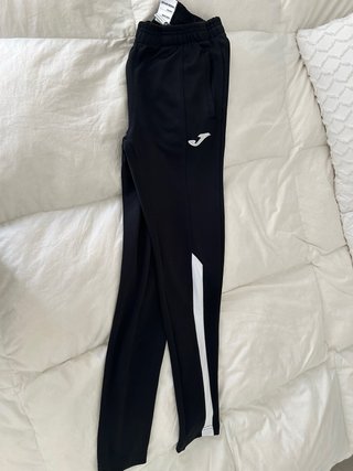 Pantalón chándal Joma negro/blanco Talla S