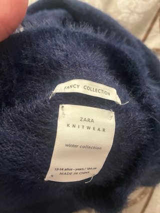Jersey Zara pelo lentejuelas Talla M