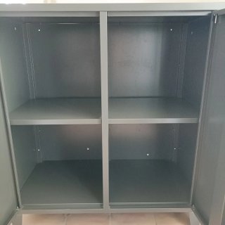 Armario Metálico Gris Sklum