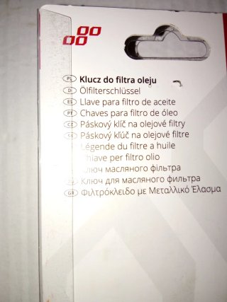 Llave de cadena para filtro de aceite AMIO