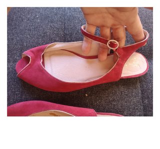 Sandalias planas Hazel rojas