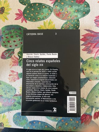 Cinco relatos españoles del siglo XIX