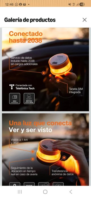 Baliza V16 OSRAM LEDguardian ICT