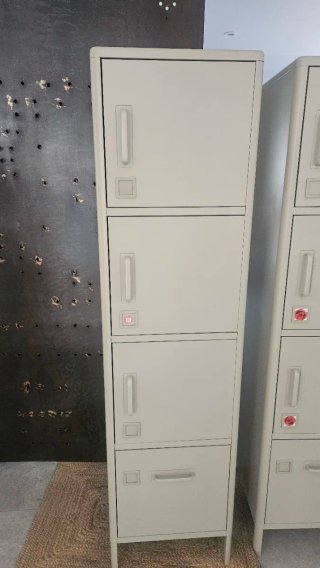 Armario IKEA IDÅSEN alto metal beige
